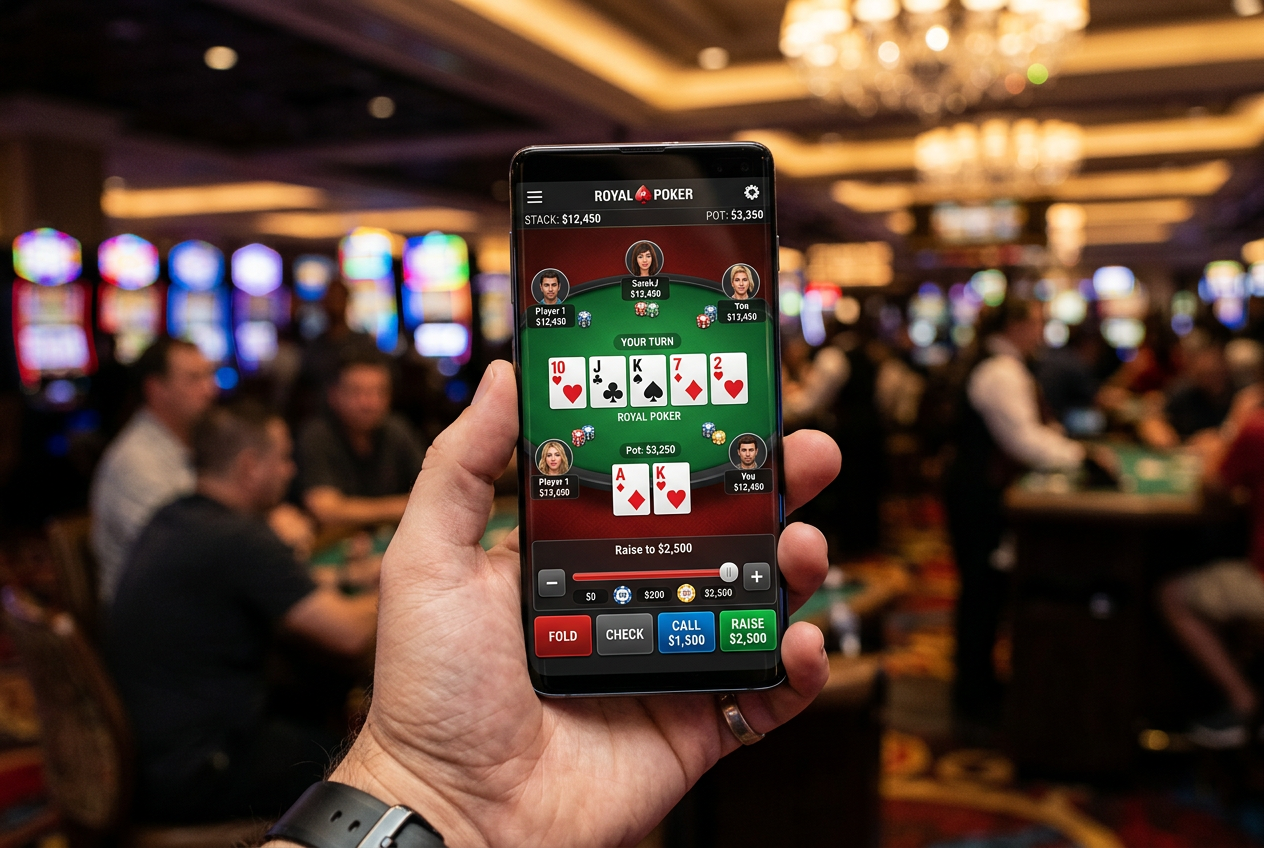 Mobilny poker online na smartfonie aplikacja