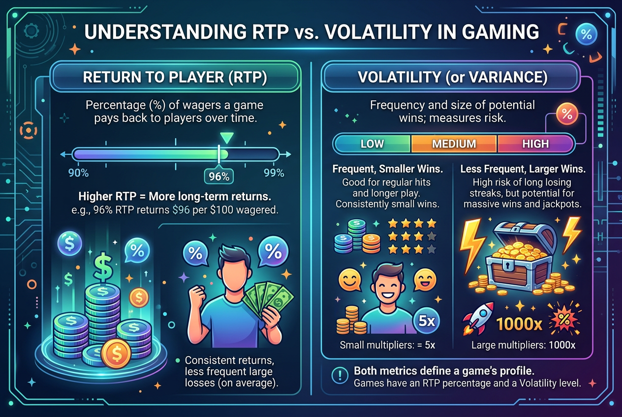 Infografika przedstawiająca relację między RTP a Zmiennością